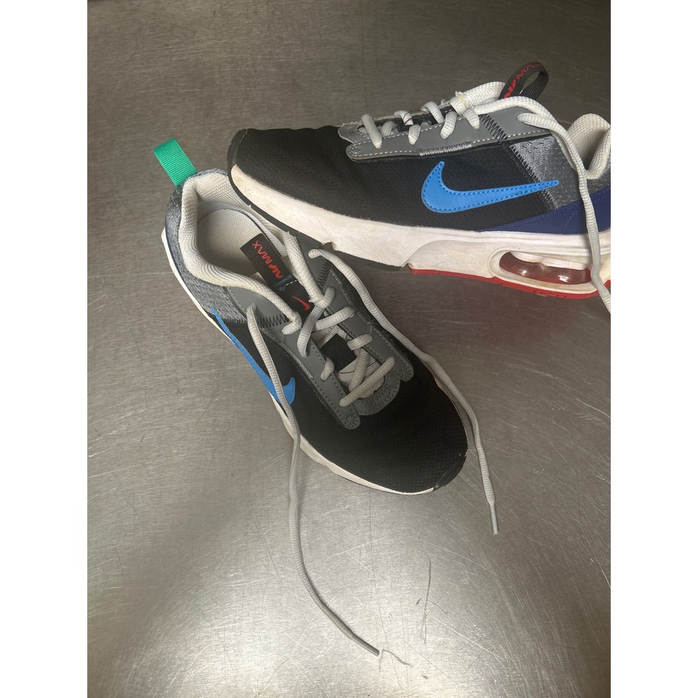 Nike Air Max Motif GS Black University Blue Grey DH9393-005 Kids  5.5Y Sneaker